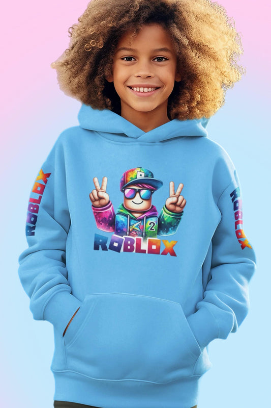 Kids Gaming Hoodie by Elements Of Basic featuring a playful design and cozy fit, perfect for young gamers.