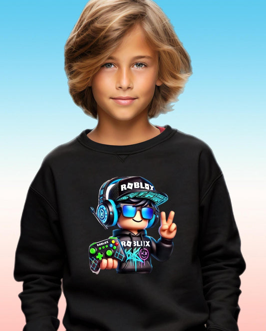Kids gamer Sweatshirt – Youth Gaming Pullover Hoodie Style Top Trendy Gaming Sweatshirt    Youth Apparel