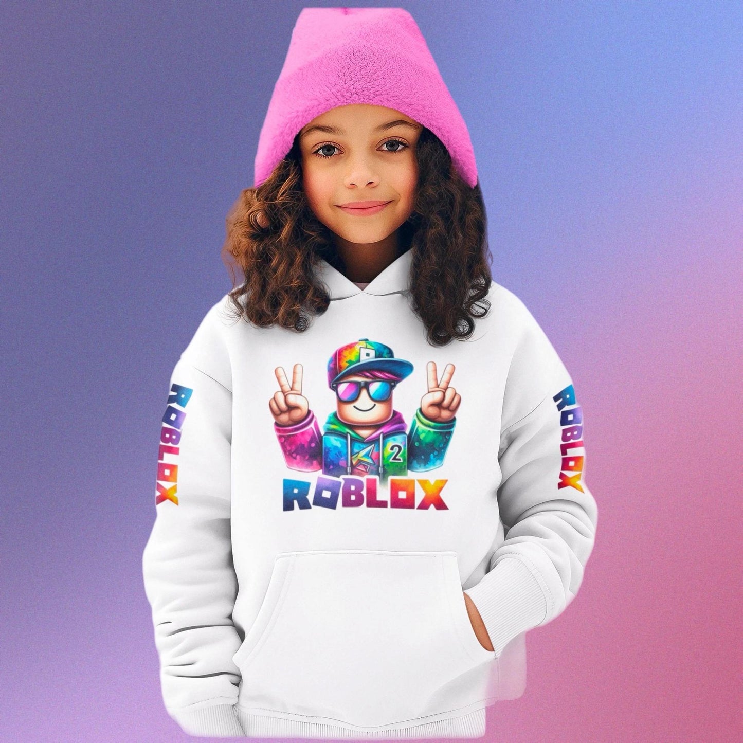 Gaming outfit Vibrant Print color Youth Hoodie Premium Fabric