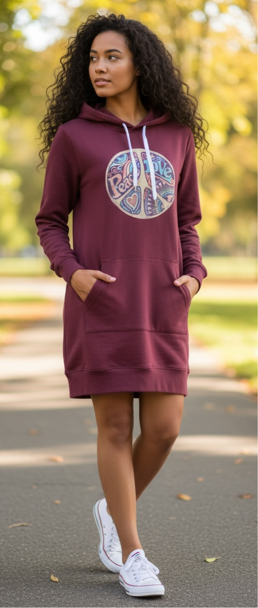 Love Harmony Hoodie Dress