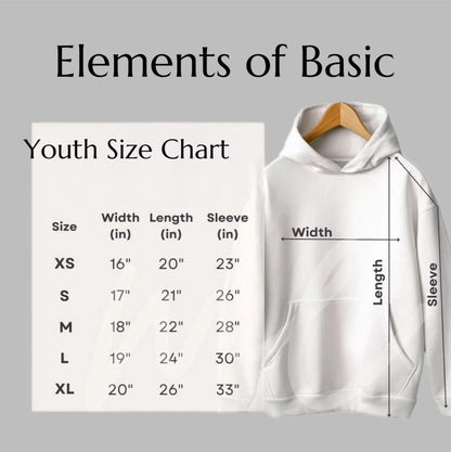 Elements Of Basic 4 Elements Hoodie in a casual setting, showcasing the unique design and comfortable fit.
