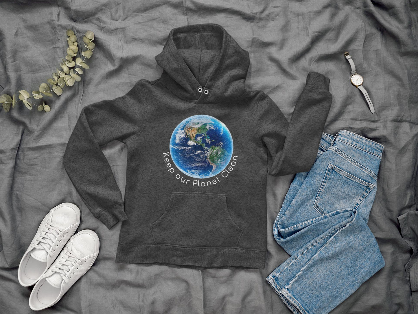 Youth Solar System Hoodie: Vibrant Planet Earth Print