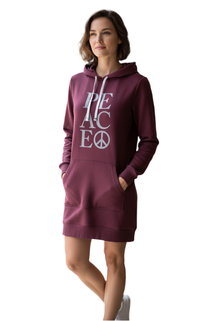 Peace Hoodie Dress