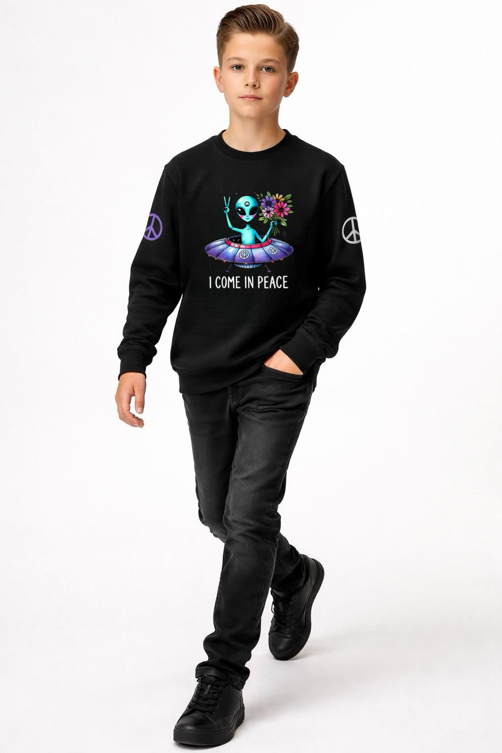 I come in Peace Sweatshirt