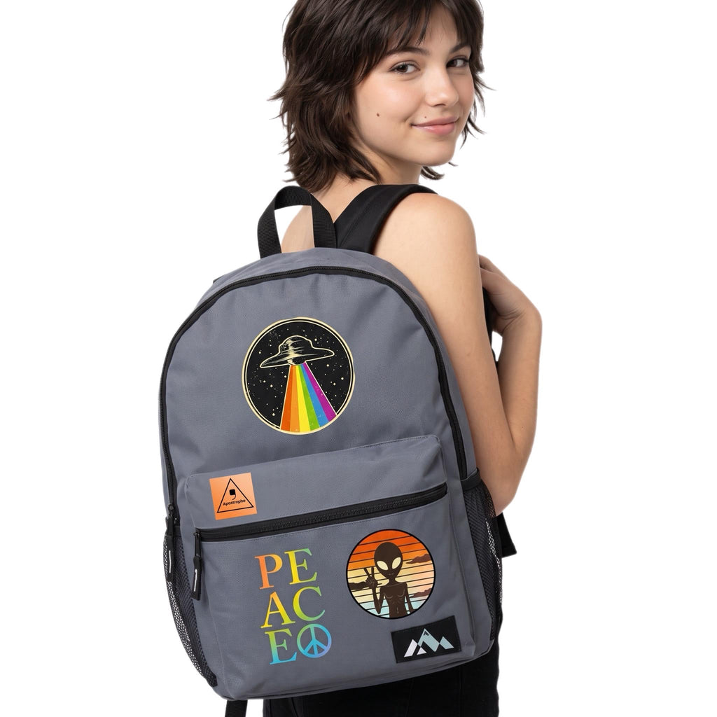 Alien & UFO Prints Backpack - My Store