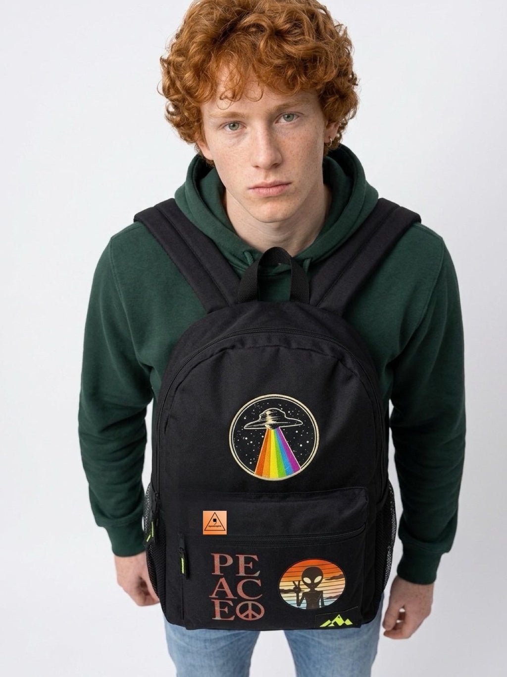 Alien & UFO Prints Backpack - My Store
