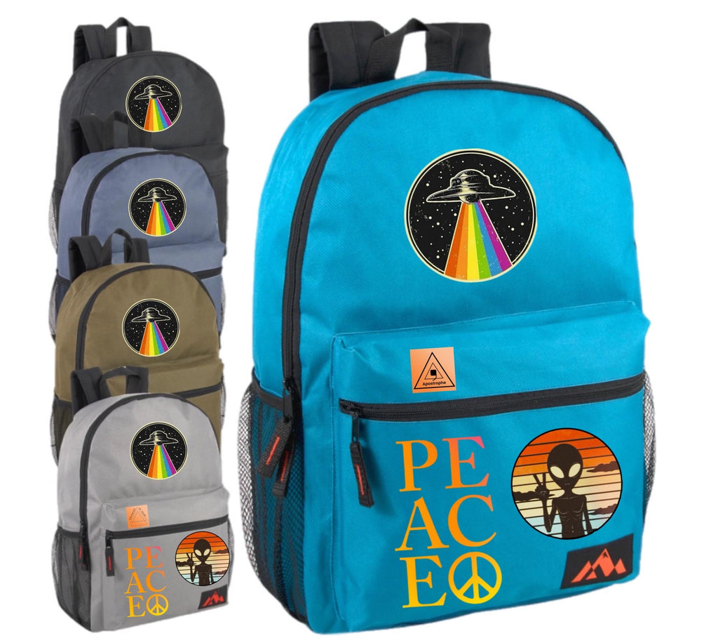 Alien & UFO Prints Backpack - My Store