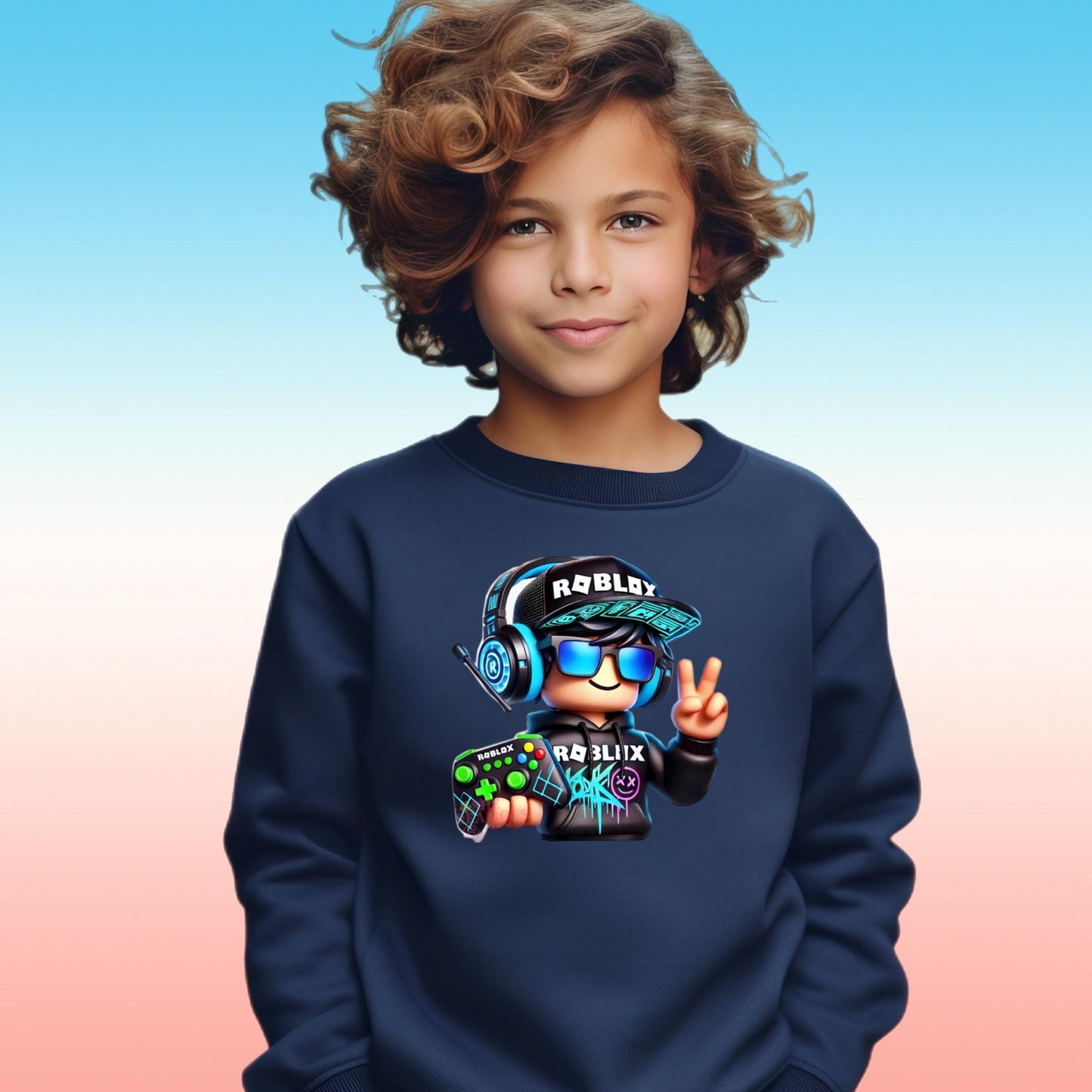 Kids gamer Sweatshirt – Youth Gaming Pullover Hoodie Style Top Trendy Gaming Sweatshirt    Youth Apparel