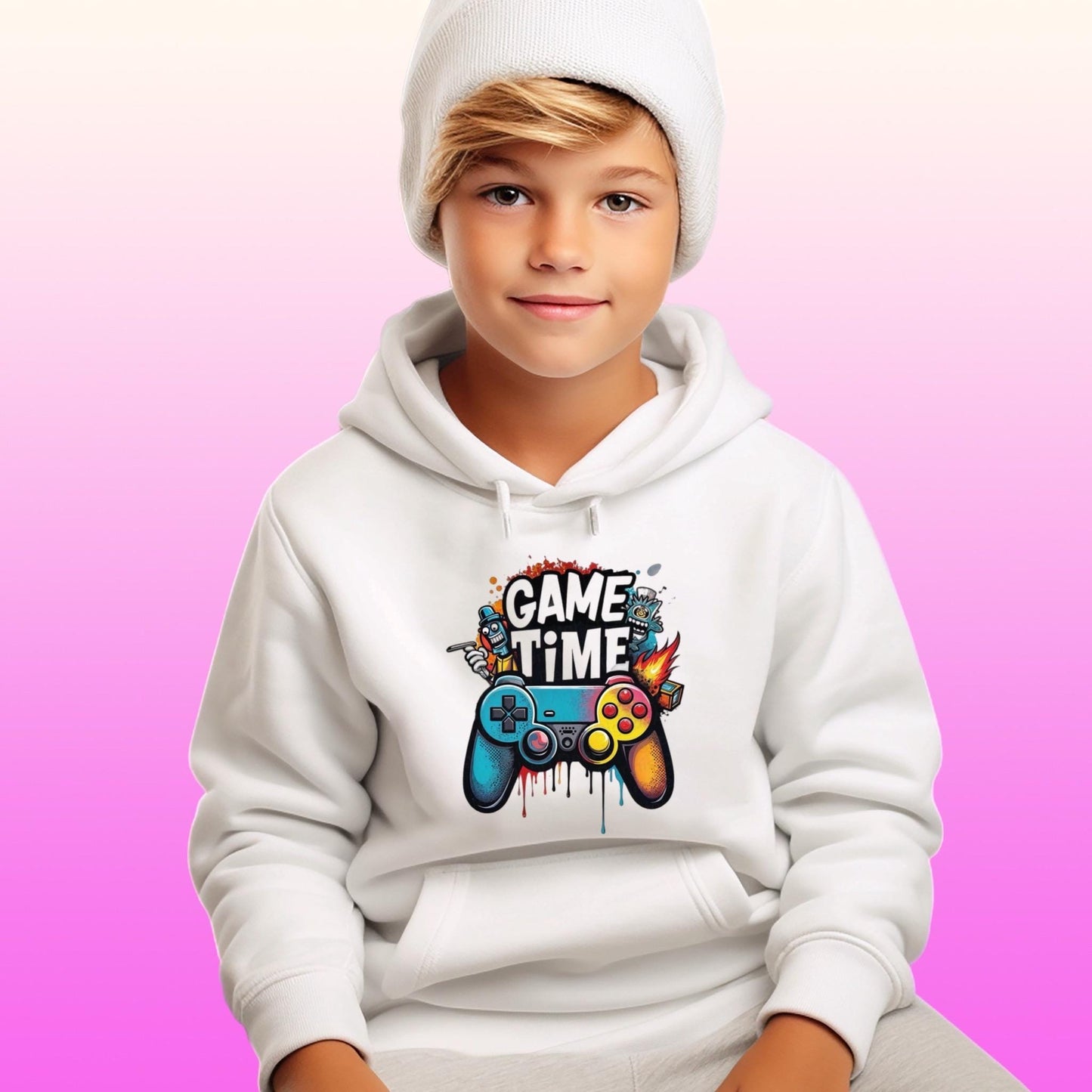 Gamer Hoodie for Kids – Cool Premium Sweatshirt Gaming inspired clothing Youth soft Hoodie apparel Gamer Birthday Gift
