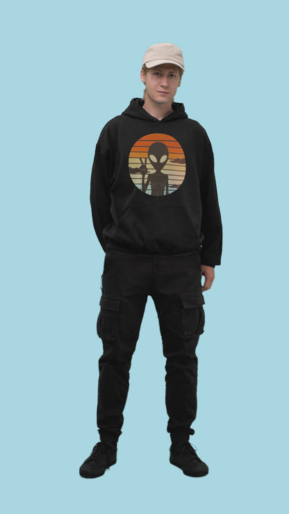 Alien Art Print Hoodie