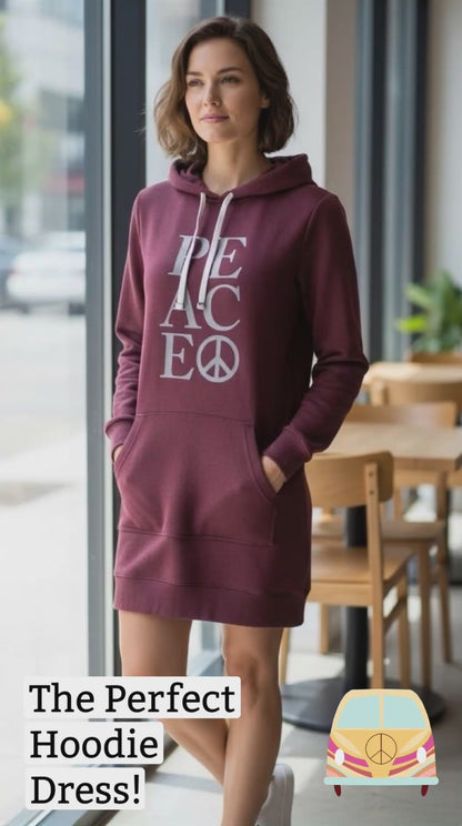 Peace Hoodie Dress
